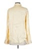 Massimo Dutti Metallic Yellow Long Sleeve Blouse Size S - photo 2