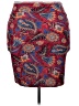 Lularoe Paisley Red Formal Skirt Size 22 - 24 - photo 2