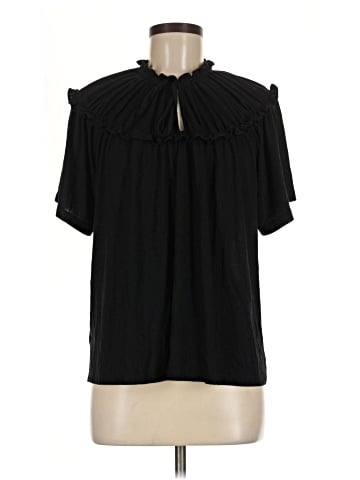 Ann Taylor Short Sleeve Blouse (view 1)