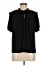 Ann Taylor Black Short Sleeve Blouse Size M - photo 1