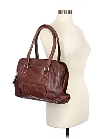 Liz Claiborne Leather Satchel (view 2)