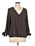 CeCe Blue 3/4 Sleeve Blouse Size L - photo 1