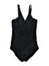 Miraclesuit Solid Black One Piece Swimsuit Size S - photo 1