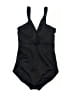Miraclesuit Solid Black One Piece Swimsuit Size S - photo 2