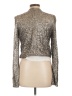 Pins and Needles 100% Spandex Silver Long Sleeve Top Size L - photo 2