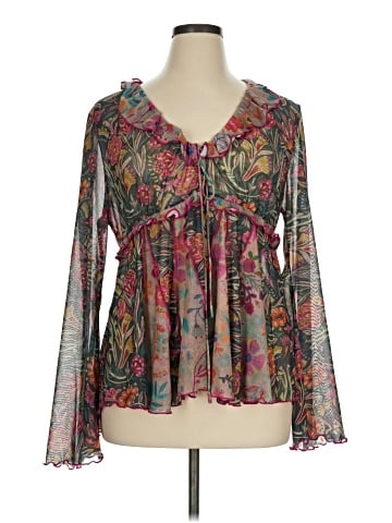 Natural Life Long Sleeve Blouse