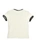 Zara Ivory Short Sleeve T-Shirt Size 6 - 7 - photo 2