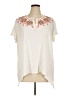 Sejour 100% Cotton Ivory Short Sleeve Blouse Size 1X - photo 1