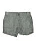 Athleta 100% Linen Chevron-herringbone Gray Shorts Size 10 - photo 1