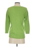 Pria 100% Cotton Green Pullover Sweater Size S - photo 2