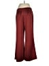 Vince. 100% Polyester Solid Burgundy Dress Pants Size 8 - photo 2