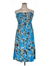 Jump Paisley Blue Casual Dress Size L - photo 1
