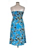 Jump Paisley Blue Casual Dress Size L - photo 2