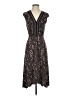 Max Studio 100% Polyester Paisley Black Cocktail Dress Size S - photo 1