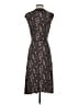 Max Studio 100% Polyester Paisley Black Cocktail Dress Size S - photo 2