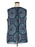 Croft & Barrow 100% Polyester Blue Sleeveless Blouse Size 2X - photo 2