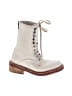 Free People 100% Leather Ivory Boots Size EU 37 - photo 1