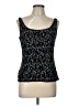 Alex Evenings 100% Acetate Black Sleeveless Top Size L - photo 1