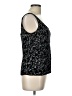 Alex Evenings 100% Acetate Black Sleeveless Top Size L - photo 4