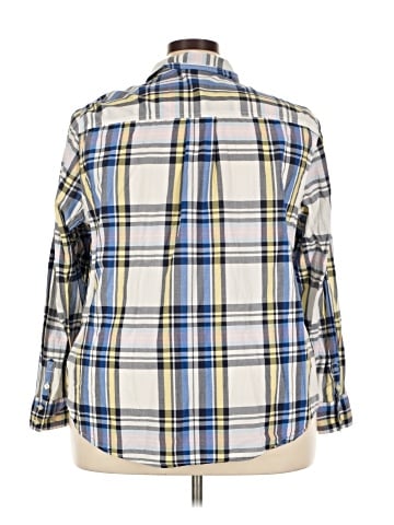 St. John's Bay Long Sleeve Button-Down Shirt (view 2)
