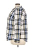 St. John's Bay 100% Cotton Plaid Blue Long Sleeve Button-Down Shirt Size 3X - photo 5
