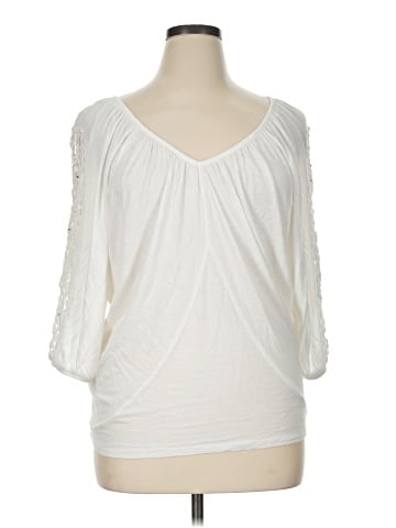 INC International Concepts 3/4 Sleeve T-Shirt (view 1)