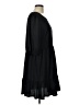 52Seven Solid Black Casual Dress Size L - photo 4