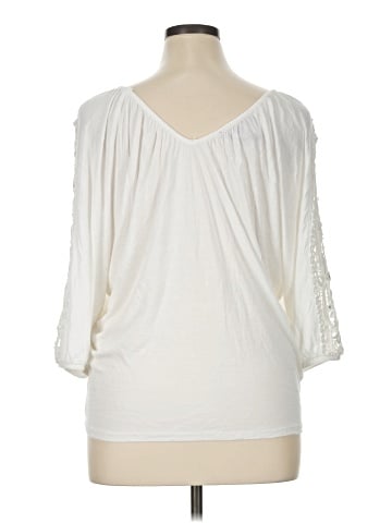 INC International Concepts 3/4 Sleeve T-Shirt (view 2)