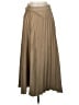 Zara 100% Polyester Solid Tan Casual Skirt Size S - photo 1