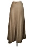 Zara 100% Polyester Solid Tan Casual Skirt Size S - photo 2