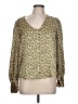 Levi's 100% Polyester Green Long Sleeve Blouse Size L - photo 1