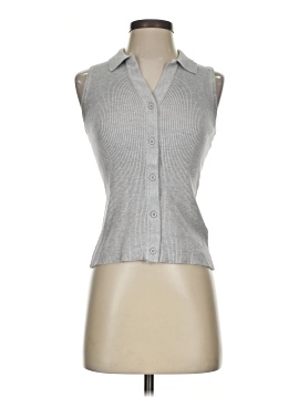 H By Halston Sleeveless Button Down Shirt