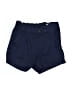 H&M 100% Cotton Solid Blue Shorts 6-9 MO / 9 MO - photo 1