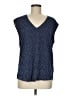 Old Navy 100% Rayon Blue Sleeveless Blouse Size M - photo 1