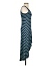 Enough About Me Stripes Blue Casual Dress Size S - photo 4