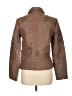 Cache 100% Leather Brown Leather Jacket Size L - photo 2