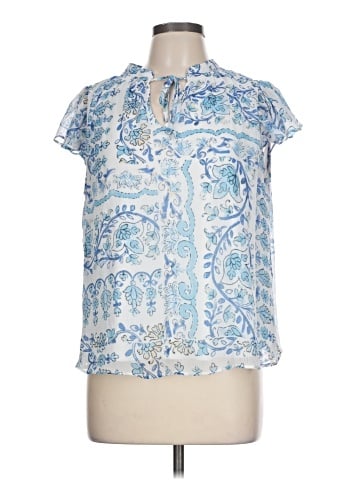 LC Lauren Conrad Short Sleeve Blouse (view 1)