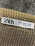 Zara Metallic Gold Long Sleeve Top Size S - photo 7
