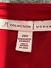 JM Collection Red Sleeveless Blouse Size 24w - photo 7