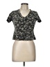 ICE Black Short Sleeve Top Size 12 - photo 1