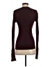 Moda International 100% Cotton Burgundy Pullover Sweater Size S - photo 2