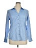 Express 100% Cotton Blue Long Sleeve Blouse Size XL - photo 1