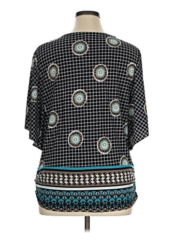 JM Collection 3/4 Sleeve Blouse (view 2)