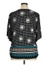 JM Collection Teal 3/4 Sleeve Blouse Size XL - photo 2