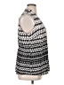 Nic + Zoe 100% Polyester Houndstooth Silver Sleeveless Blouse Size XL - photo 4