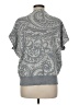 Cynthia Rowley Paisley Gray Sweater Vest Size M - photo 2
