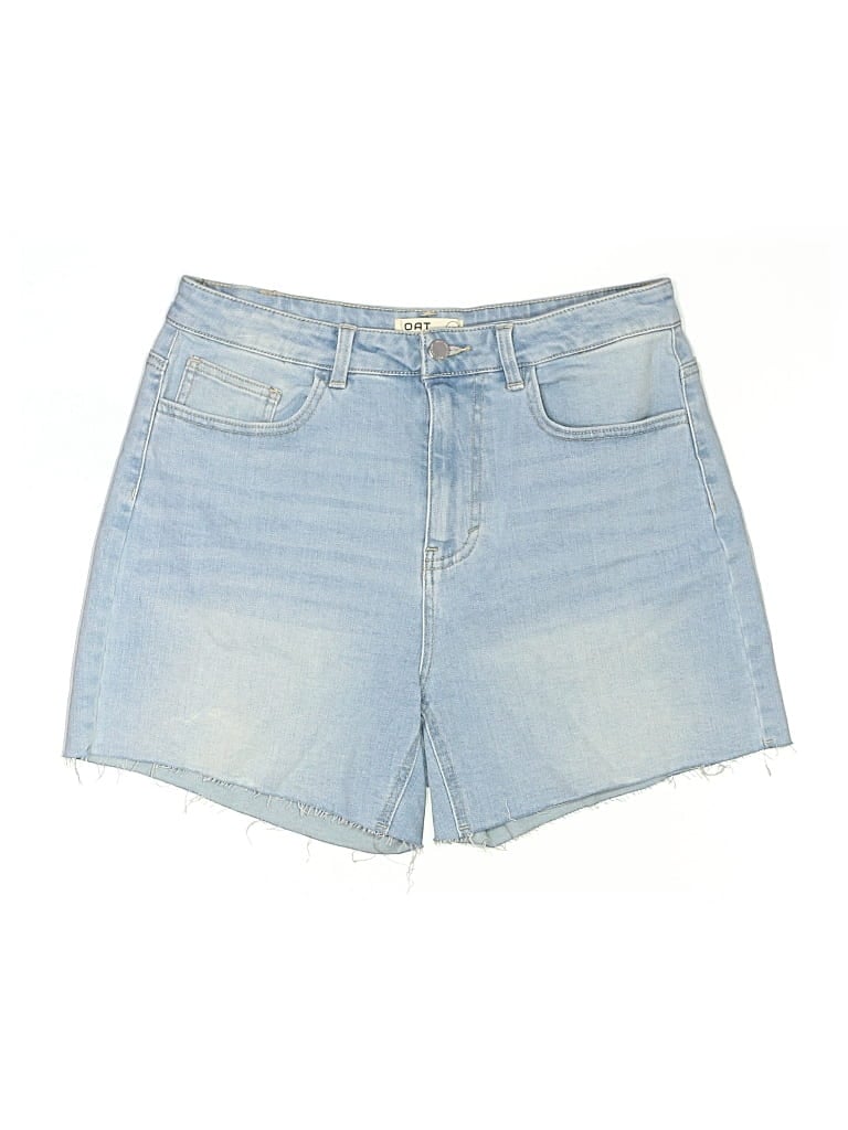 Pre-owned Oat Denim Shorts In Blue