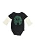 Amy Coe 100% Cotton Black Long Sleeve Onesie Size 3-6 mo - photo 1