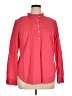 Talbots 100% Cotton Red Long Sleeve Blouse Size XL - photo 1