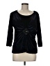 Notations Black 3/4 Sleeve Top Size M - photo 1